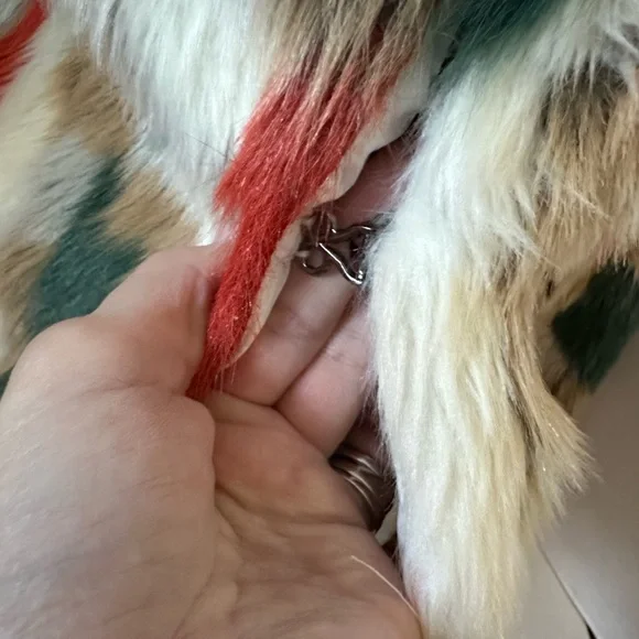 Hot & Delicious Colorful Faux Fur Jacket large - Picture 6 of 16